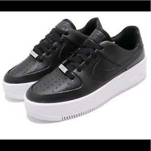 Black Nike Air Force 1 Sage Low